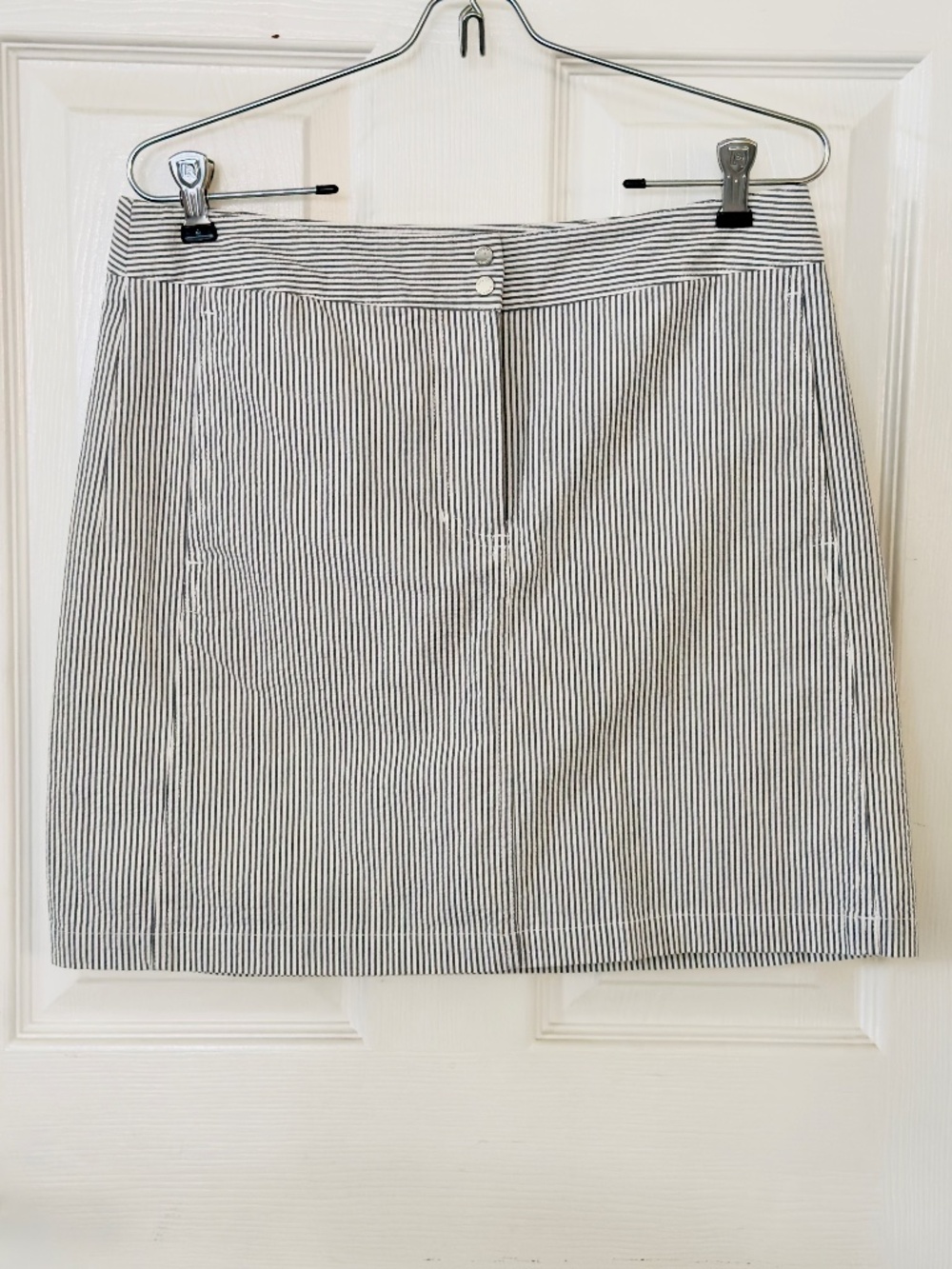 Lizgolf Gray Seersucker Skort Size 8